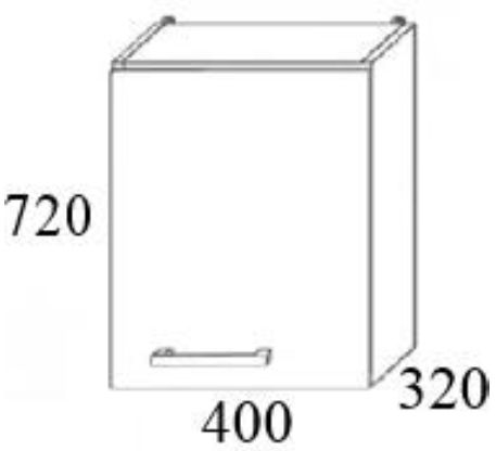 Szafka kuchenna wisząca MKW6 40x32x72h